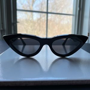 CELINE Current@Saks 56MM Exaggerated Cat Eye Sunglasses